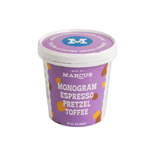 Monogram Espresso Toffee Pretzel
