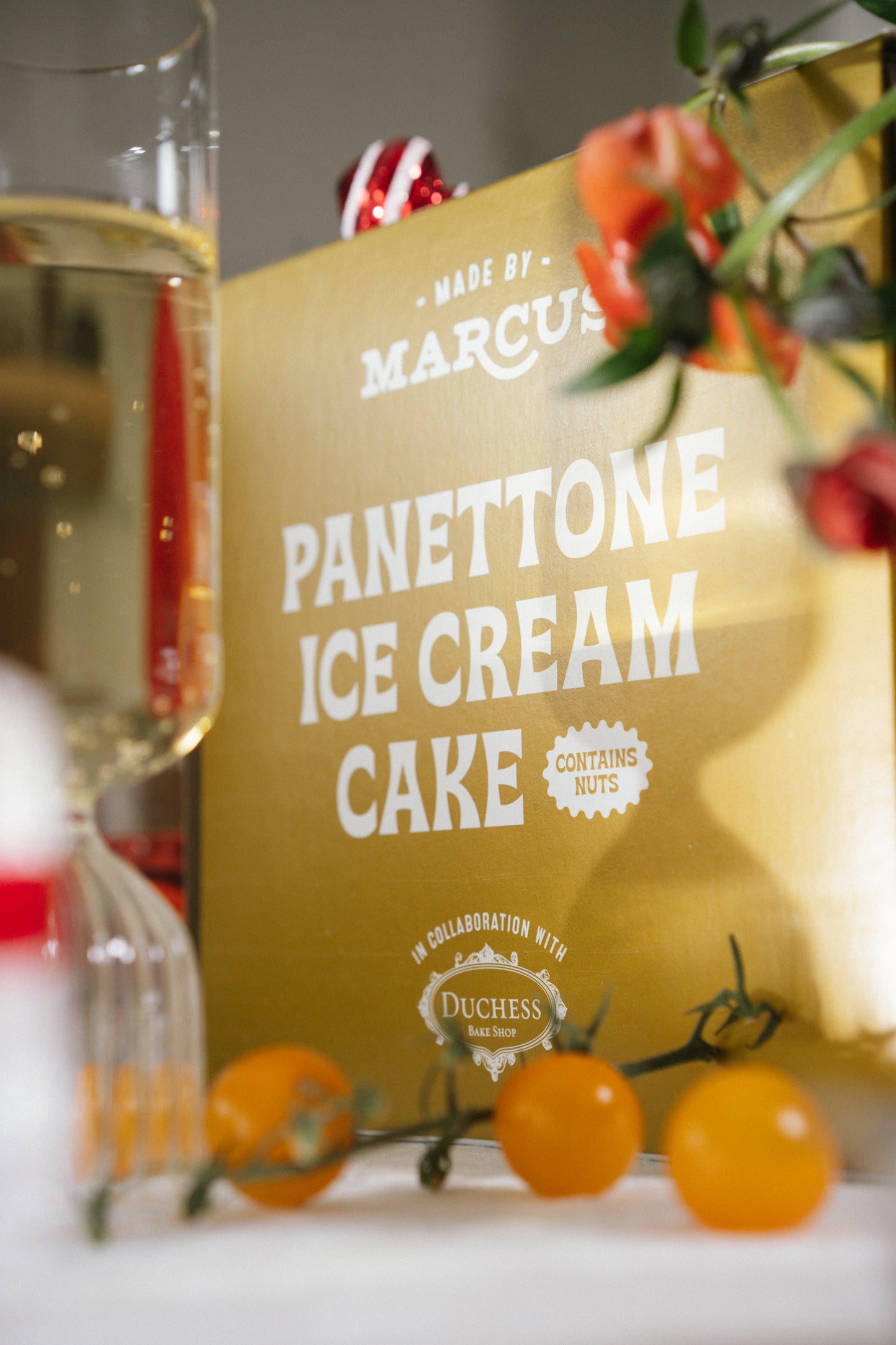 Panetonne Ice Cream Cake